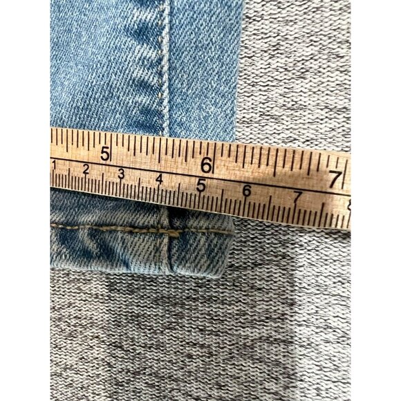 Aeropostale Jeans Women 30 Blue Slim Straight Leg Light Wash Mid Rise Ankle - Picture 9 of 13